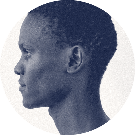Portrait in profile